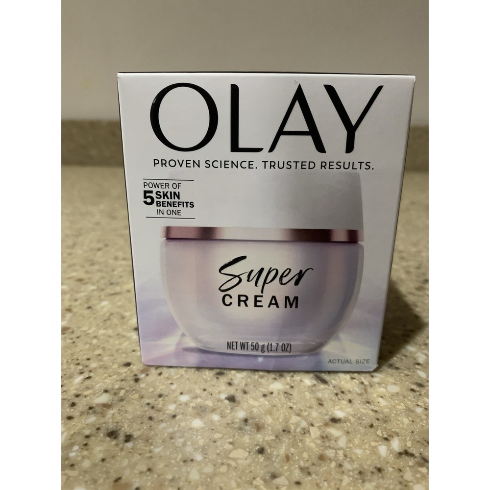 Olay Super Cream Sunscreen SPF 30, Fragrance Free 1.7 Fl Oz -New In Box